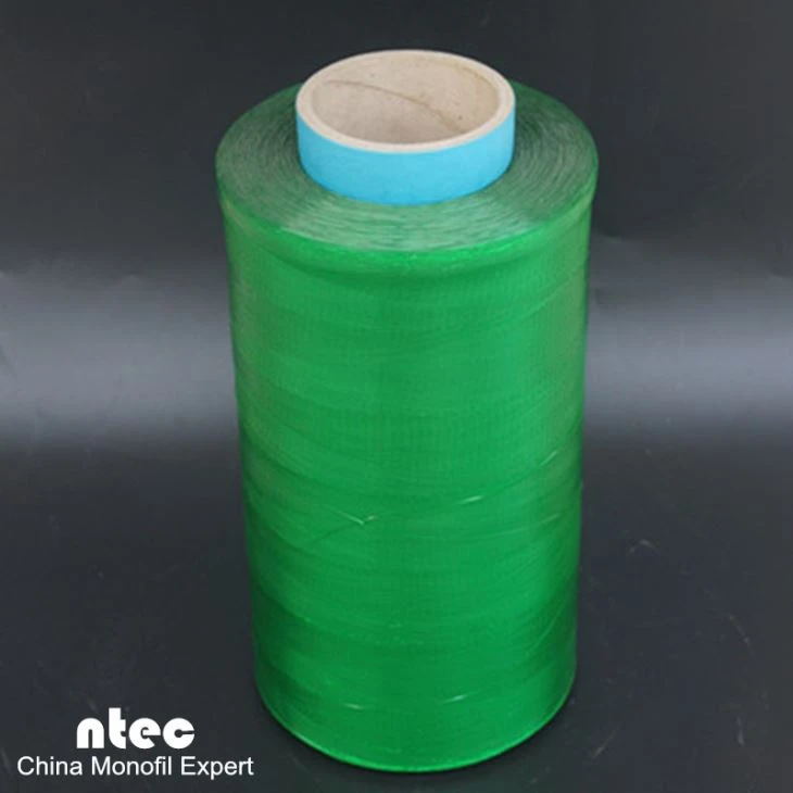 5,0 cn / dtex korkea lujuus 0,23 mm 0,28 mm vihreä väri HDPE monofilamenttilanka kalastusverkkoon