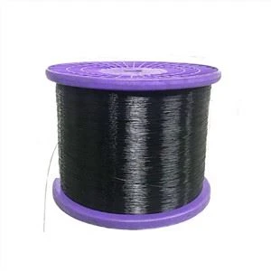 0,70 mm 5 # mustaa vetoketjuhampaiden nailonmonofilamenttia