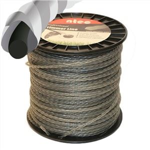 NTEC Hilo Nailon 0.155pulg 4.00mm X 634mts 20lb Kierre Dual Color Trimmer Line